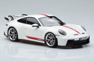 Porsche 911 992 GT3 Valkoinen Norev 1:18 187306 Metalli — kuva 5 / 7