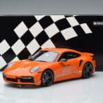 Porsche 911 992 Turbo S China 20th Anniversary Oranssi Minichamps 1:18 - image 6 of 6