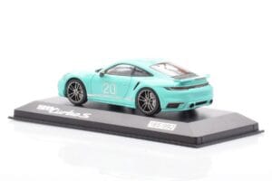 Porsche 911 992 Turbo S Mint Vihreä Minichamps 1:43 WAP0209070N003 Metalli — kuva 3 / 4