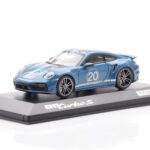 Porsche 911 992 Turbo S Oslo Sininen Minichamps 1:43 - image 2 of 4