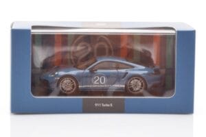 Porsche 911 992 Turbo S Oslo Sininen Minichamps 1:43 WAP0209050N001 Metalli — kuva 4 / 4