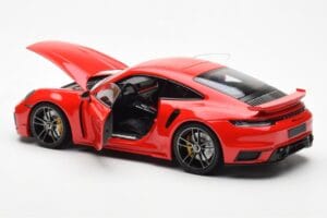 Porsche 911 992 Turbo S Sport Design Punainen Minichamps 1:18 113069078 Metalli — kuva 5 / 8
