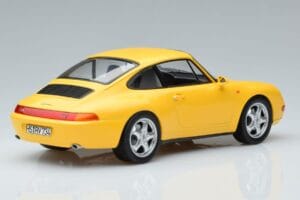 Porsche 911 993 Carrera Keltainen Norev 1:18 187596 Metalli — kuva 2 / 6