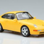 Porsche 911 993 Carrera Keltainen Norev 1:18 187596 Metalli - image 4 of 6