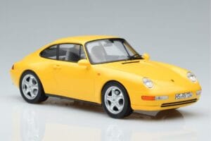 Porsche 911 993 Carrera Keltainen Norev 1:18 187596 Metalli — kuva 4 / 6