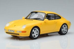Porsche 911 993 Carrera Keltainen Norev 1:18 187596 Metalli