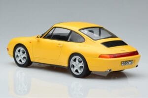 Porsche 911 993 Carrera Keltainen Norev 1:18 187596 Metalli — kuva 5 / 6