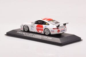Porsche 911 996 GT3 Cup Team Araxa Buchbinder Racing #27 Landen Porsche Carrera Cup 2004 Minichamps 1:43 400046227 Metalli — kuva 3 / 4