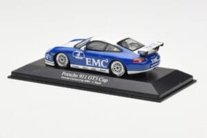 Porsche 911 996 GT3 Cup EMC2 #4 Hardt Porsche Carrera Cup 2004 Minichamps 1:43 400046204 Metalli — kuva 3 / 4