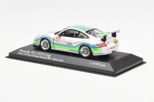 Porsche 911 996 GT3 Cup #57 M. Snow IMSA GT3 Challenge 2008 Minichamps 1:43 400086757 Metalli — kuva 3 / 4