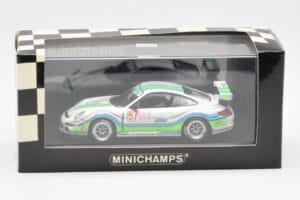 Porsche 911 996 GT3 Cup #57 M. Snow IMSA GT3 Challenge 2008 Minichamps 1:43 400086757 Metalli — kuva 4 / 4