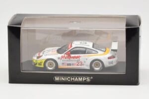 Porsche 911 996 GT3 RS McKenna #23 T. Bernhard / J. Bergmeister / M. Maassen 12 Hours of Sebring 2004 Minichamps 1:43 4000464 — kuva 4 / 4
