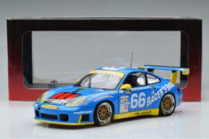 Porsche 911 996 GT3 R #6 24 Hours of Daytona GT Class Winner 2002 AUTOart 1:18 80273 Metalli — kuva 7 / 7