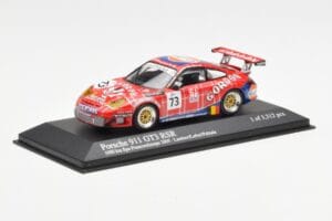 Porsche 911 996 GT3 RSR Gulf #73 Lambert / Lefort / Palttala 1000km Spa 2005 Minichamps 1:43 400056473 Metalli — kuva 2 / 4