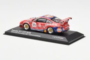 Porsche 911 996 GT3 RSR Gulf #73 Lambert / Lefort / Palttala 1000km Spa 2005 Minichamps 1:43 400056473 Metalli — kuva 3 / 4
