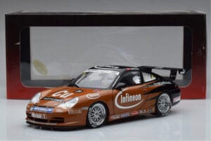 Porsche 911 996 GT3 R #2 S. Miau Carrera Cup Asia 2004 AUTOart 1:18 80488 Metalli — kuva 7 / 7