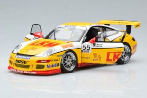 Porsche 911 997 GT3 Cup D. O'Young Carrera Cup Asia 2007 AUTOart 1:18 80785 Metalli — kuva 2 / 7