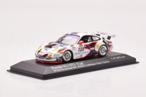Porsche 911 997 GT3 Cup #124 Mattheus / Geoffroy / Vanbellingen / Fumal 24 Hours of Spa 2005 Minichamps 1:43 400056224 Metall — kuva 2 / 4