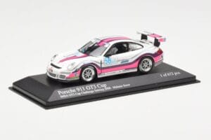 Porsche 911 997 GT3 Cup #56 M. Snow IMSA GT3 Challenge 2008 Minichamps 1:43 400086456 Metalli — kuva 2 / 4