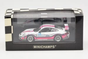 Porsche 911 997 GT3 Cup #56 M. Snow IMSA GT3 Challenge 2008 Minichamps 1:43 400086456 Metalli — kuva 4 / 4
