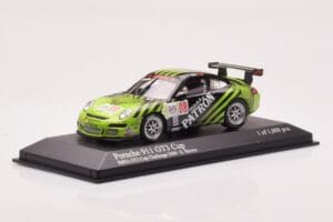 Porsche 911 997 GT3 Cup #8 E. Brown IMSA GT3 Challenge 2009 Minichamps 1:43 400096708 Metalli — kuva 2 / 4