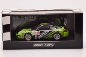 Porsche 911 997 GT3 Cup #8 E. Brown IMSA GT3 Challenge 2009 Minichamps 1:43 400096708 Metalli — kuva 4 / 4