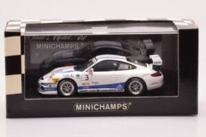 Porsche 911 997 GT3 Cup Porsche Carrera Cup #3 R. Westbrook 2007 Minichamps 1:43 400076483 Metalli — kuva 4 / 4