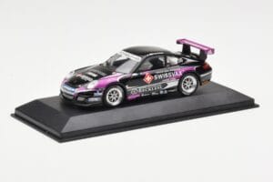 Porsche 911 997 GT3 Cup Swissvax #30 K. Sasaki Carrera Cup Asia Macau 2007 Minichamps 1:43 400076430 Metalli — kuva 2 / 4