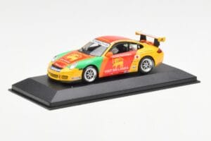 Porsche 911 997 GT3 Cup Visit Sri Lanka #6 D. Malagamuwa Carrera Cup Asia Macau 2007 Minichamps 1:43 400076406 Metalli — kuva 2 / 4