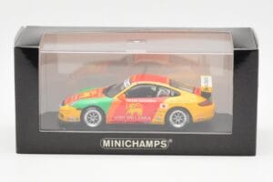 Porsche 911 997 GT3 Cup Visit Sri Lanka #6 D. Malagamuwa Carrera Cup Asia Macau 2007 Minichamps 1:43 400076406 Metalli — kuva 4 / 4