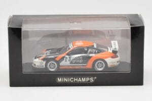 Porsche 911 997 GT3 Cup Noble Group #6 D. Watts Carrera Cup GB 2009 Minichamps 1:43 400076409 Metalli — kuva 4 / 4