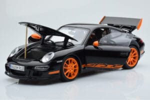 Porsche 911 997 GT3 RS Musta AUTOart 1:18 WAP02112017 Metalli — kuva 2 / 8