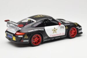 Porsche 911 997 GT3 RS #176 Team Ring Police VLN 2011 Norev 1:18 187570 Metalli — kuva 3 / 8