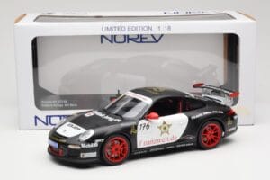 Porsche 911 997 GT3 RS #176 Team Ring Police VLN 2011 Norev 1:18 187570 Metalli — kuva 8 / 8