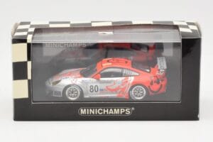 Porsche 911 997 GT3 RSR Flying Lizard #80 S. Neiman / P. Long / J. Van Overbeek 24 Hours of Le Mans 2006 Minichamps 1:43 4000 — kuva 4 / 4