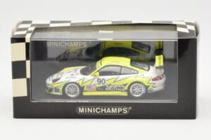 Porsche 911 997 GT3 RSR Krohn Racing #90 J. Bergmeister / T. Jonsson / T. Krohn 24 Hours of Le Mans 2006 Minichamps 1:43 4000 — kuva 4 / 4