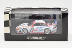 Porsche 911 997 GT3 RSR Matmut #76 P. Narac / R. Lietz / P. Long 24 Hours of Le Mans 2007 Minichamps 1:43 400076776 Metalli — kuva 4 / 4