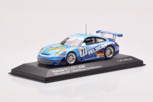 Porsche 911 997 GT3 RSR #71 Felbermayr-Proton M. Collin 24 Hours of Le Mans 2007 Minichamps 1:43 400076771 Metalli — kuva 2 / 4