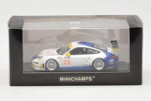 Porsche 911 997 GT3 RSR Tafel Racing #73 J. Tafel / J. Farnbacher 12 Hours of Sebring 2010 Minichamps 1:43 400076473 Metalli — kuva 4 / 4