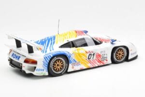 Porsche 911 GT1 #1 A. McNish / R. Sullivan / U. Alzen Rohr Motorsport Daytona 24 Hours 1998 UT Models 1:18 39611 Metalli — kuva 2 / 6