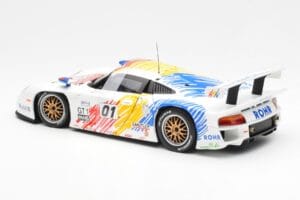 Porsche 911 GT1 #1 A. McNish / R. Sullivan / U. Alzen Rohr Motorsport Daytona 24 Hours 1998 UT Models 1:18 39611 Metalli — kuva 5 / 6
