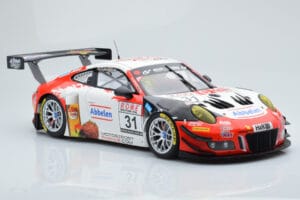 Porsche 911 GT3 R Frikadelli Racing Team #31 M. Arnold / I. Fernandez Winners VLN Round 3 2018 Minichamps 1:18 153186991 Meta — kuva 4 / 6