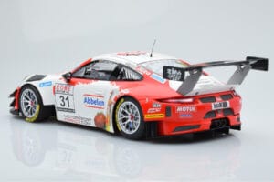 Porsche 911 GT3 R Frikadelli Racing Team #31 M. Arnold / I. Fernandez Winners VLN Round 3 2018 Minichamps 1:18 153186991 Meta — kuva 5 / 6