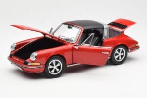 Porsche 911 Targa S Punainen Schuco 1:18 450036200 Metalli — kuva 2 / 9