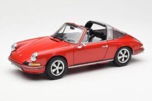 Porsche 911 Targa S Punainen Schuco 1:18 450036200 Metalli — kuva 3 / 9