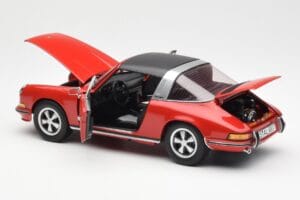 Porsche 911 Targa S Punainen Schuco 1:18 450036200 Metalli — kuva 6 / 9