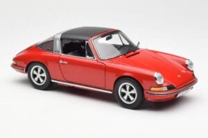 Porsche 911 Targa S Punainen Schuco 1:18 450036200 Metalli — kuva 7 / 9