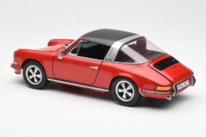 Porsche 911 Targa S Punainen Schuco 1:18 450036200 Metalli — kuva 8 / 9
