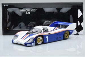 Porsche 956K Porsche System Racing #1 J. Ickx / D. Bell Class Winners Silverstone 6 Hours 1982 Minichamps 1:18 155826601 Meta — kuva 5 / 5