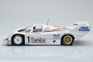 Porsche 956K Warsteiner #1 B. Wollek / S. Johansson DRM Zolder Winner 1983 Minichamps 1:18 CA-WOL-06 Metalli — kuva 3 / 6